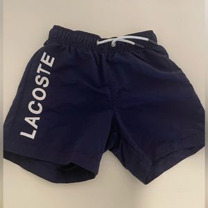 Lacoste, boys swimming shorts, very good condition